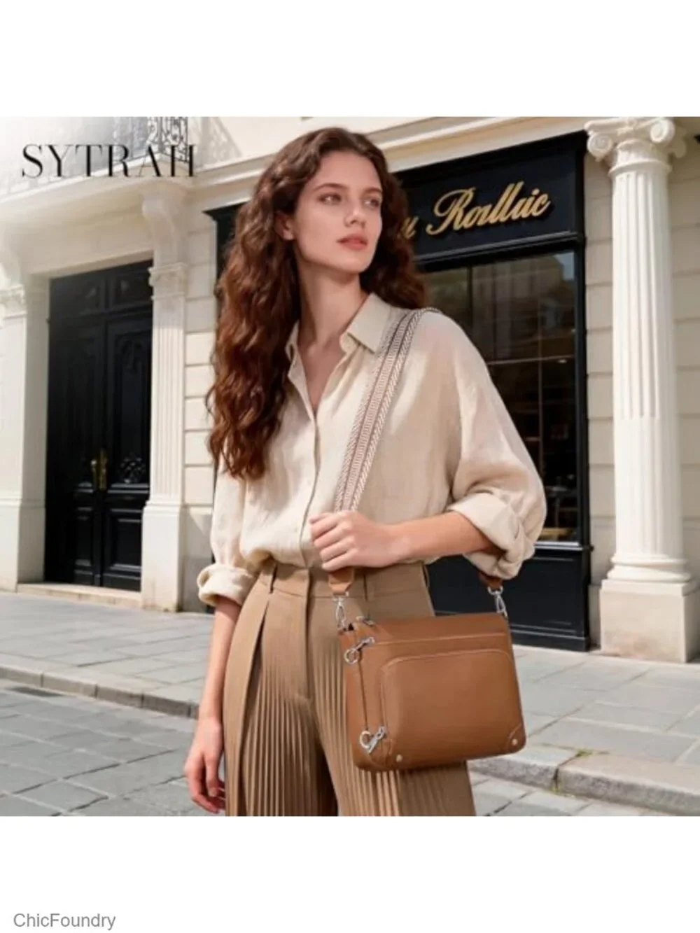 Anti-Theft Crossbody Purse with RFID Blocking & Built-In Wallet